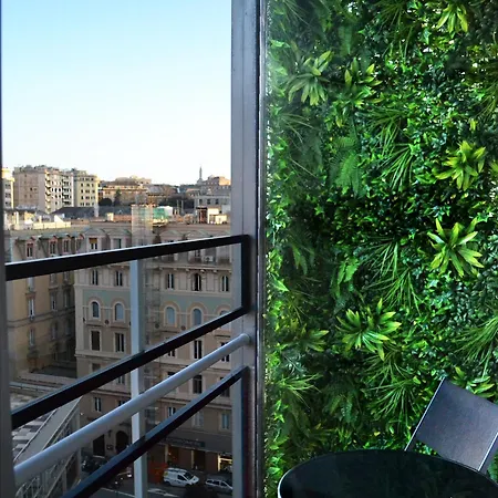 Attico Con Balcone E Vista Centro Citta 아파트 제노바